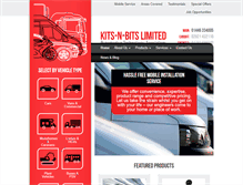 Tablet Screenshot of kits-n-bits.com